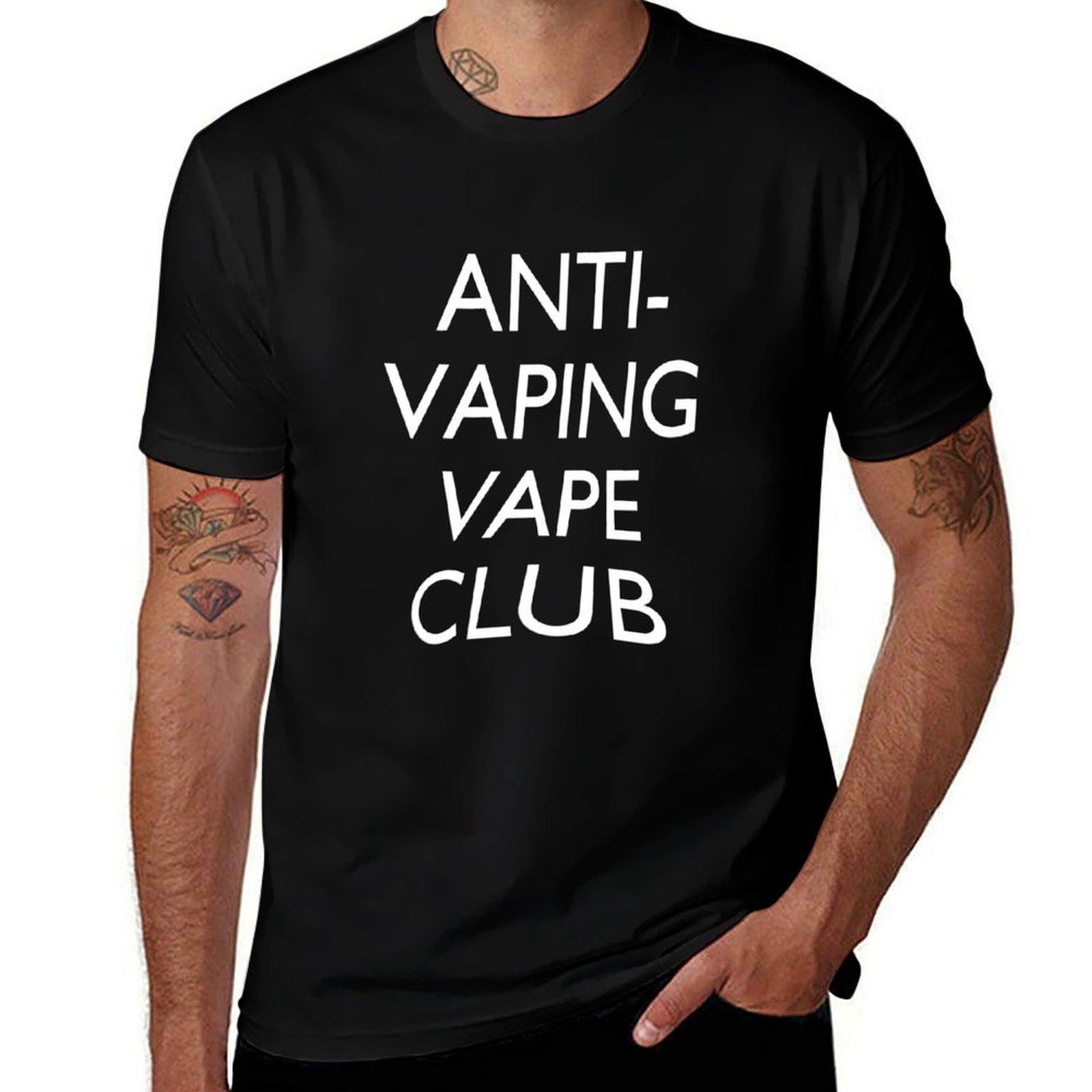Quick Vape - アンチベイピング ベイプクラブ Tシャツ スポーティーカジュアル クイックドライ Tシャツ