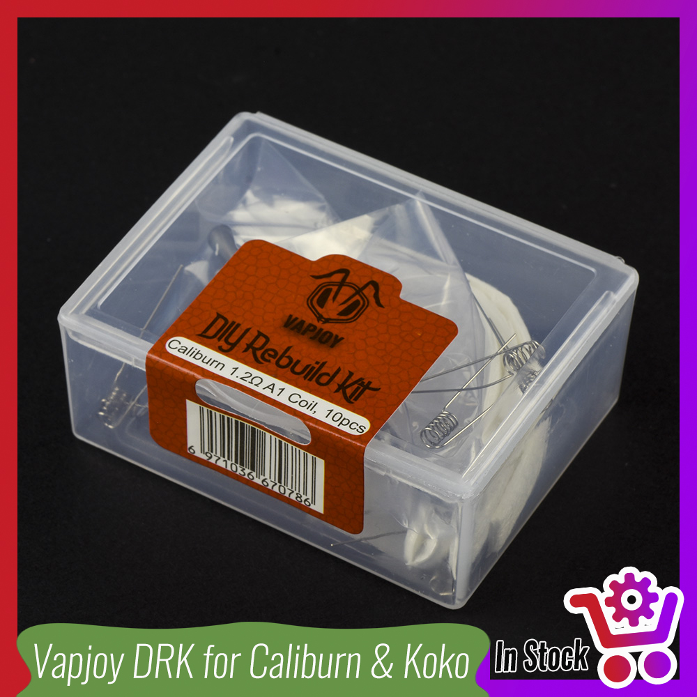 Vape Accessory - オリジナルのvapjoydiyリビルドキット,caliburnkokoの交換用コイルヘッドポッドカートリッジ修理ツールvapeアクセサリー
