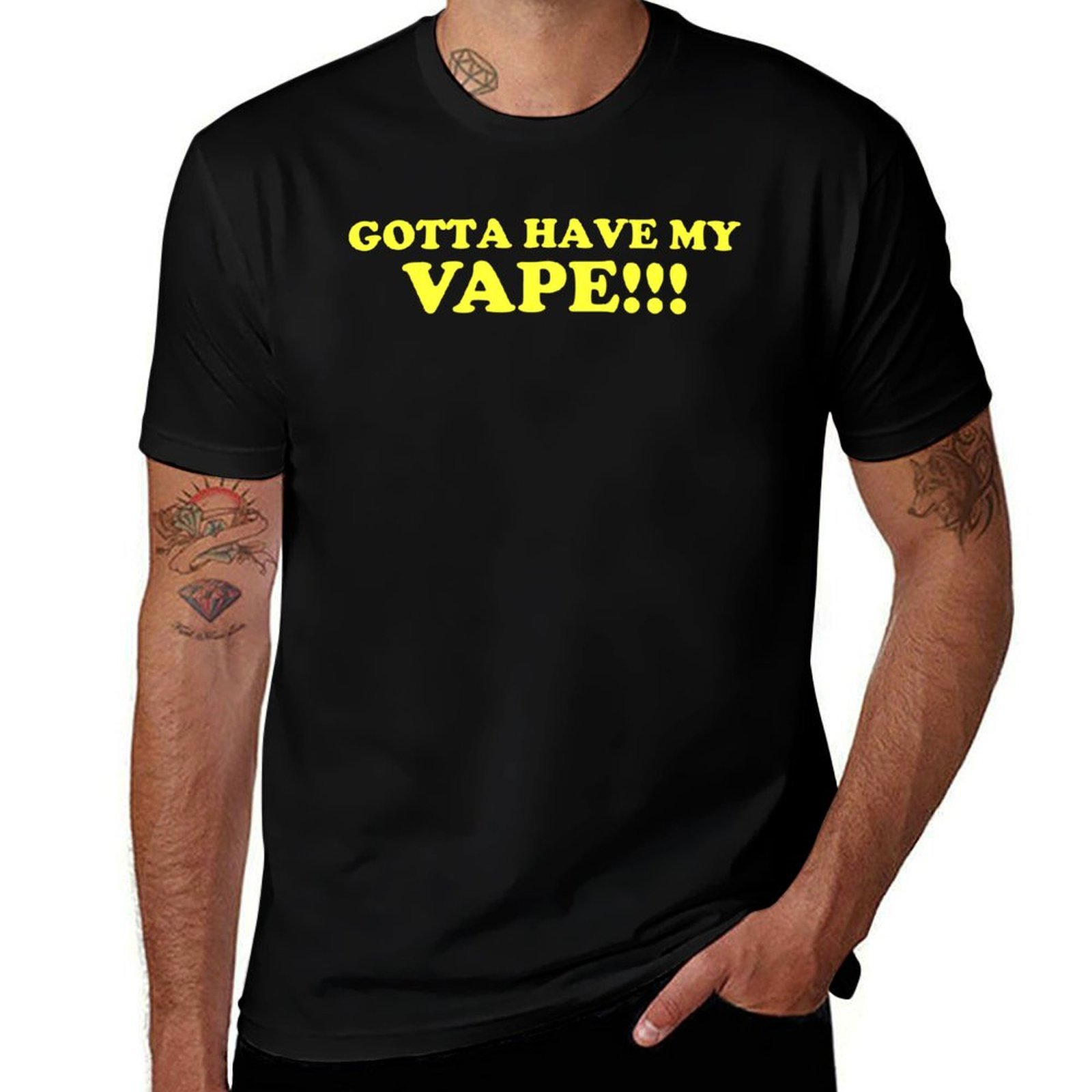 Quick Vape - ベイプが欠かせない!!! 吸湿速乾Tシャツ
