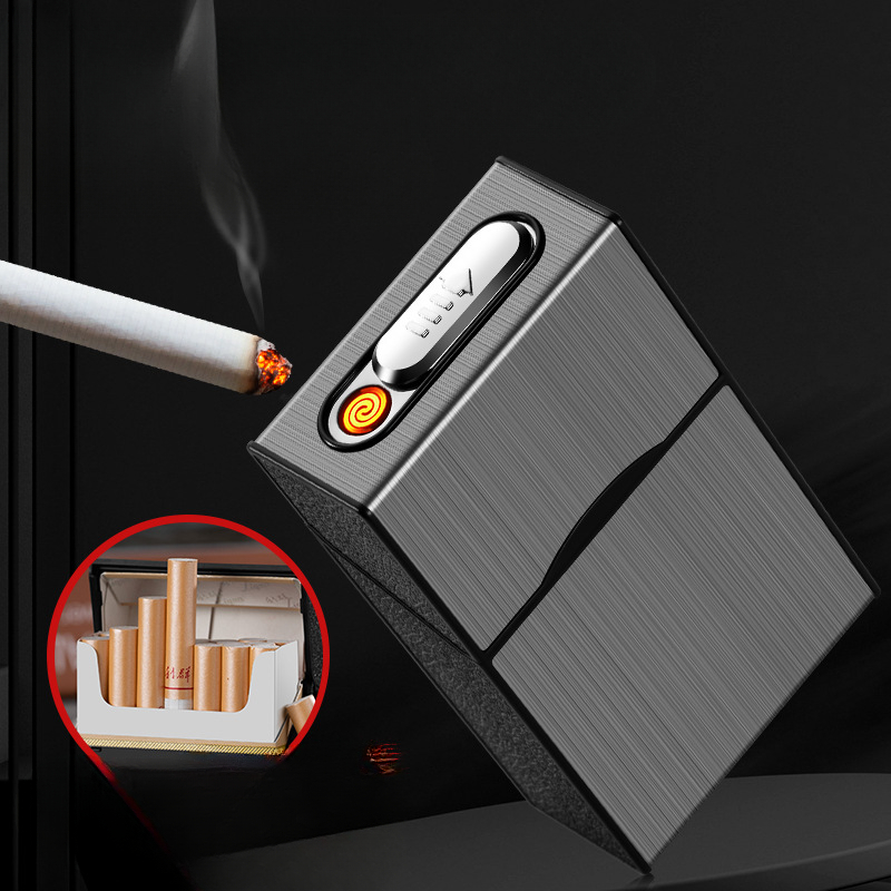 Vape Accessory - 2 で 1 20 シガレットケースライターケース USB