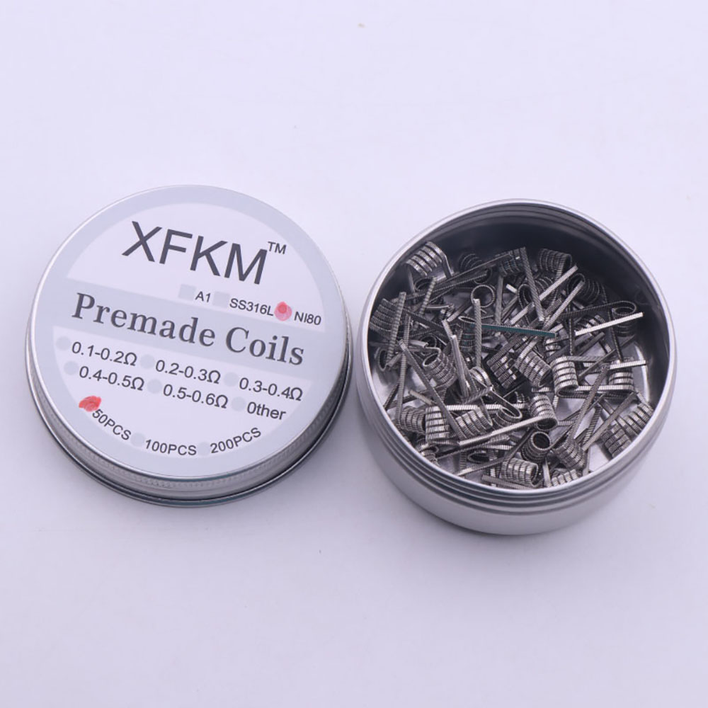 Clapton Wire Pre Built - N80-50/100,直径3mmのスティック,溶融,コイル状物質,十分な加熱,ワイヤー,パーティーの好意