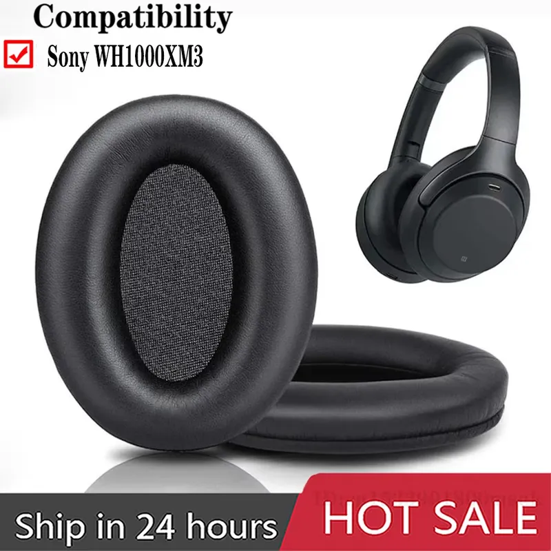 Sony Headphone Wh-1000Xm4 - ソニー WH-1000XM2 WH-1000xm3 WH-1000XM4 ヘッドフォン用イヤーパッド高品質フォームイヤーパッドクッションバックル付きコットンパッド
