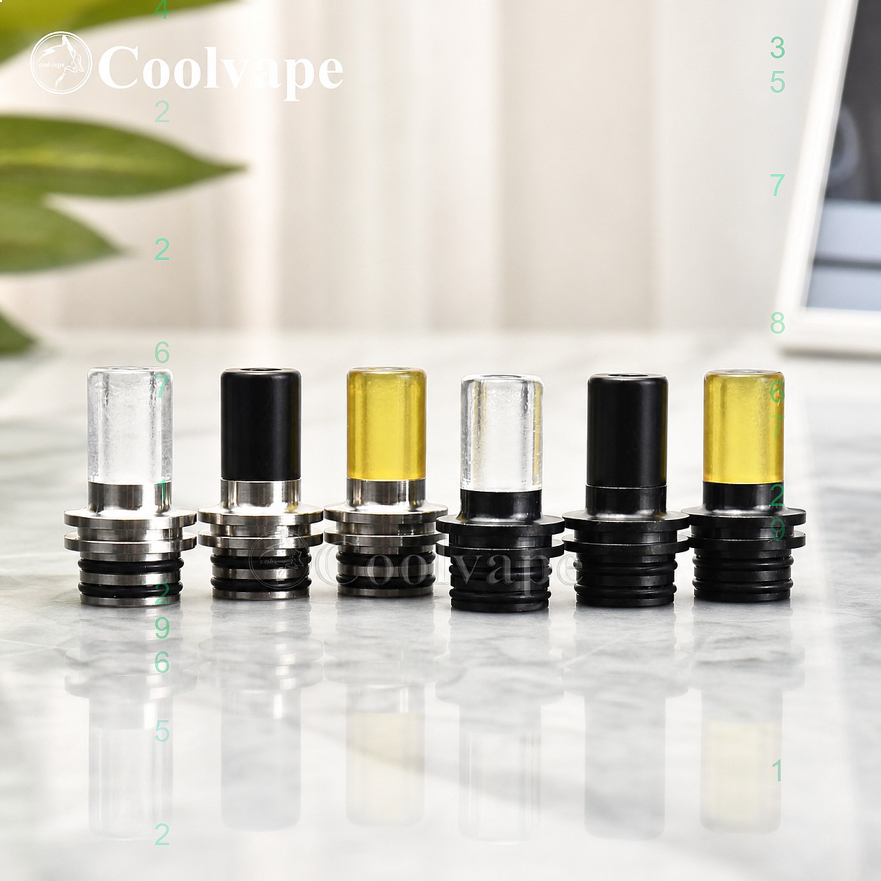 510 MTL ドリップチップ耐熱マウスピース ベイプ RT - Vape Accessory のレビューと価格