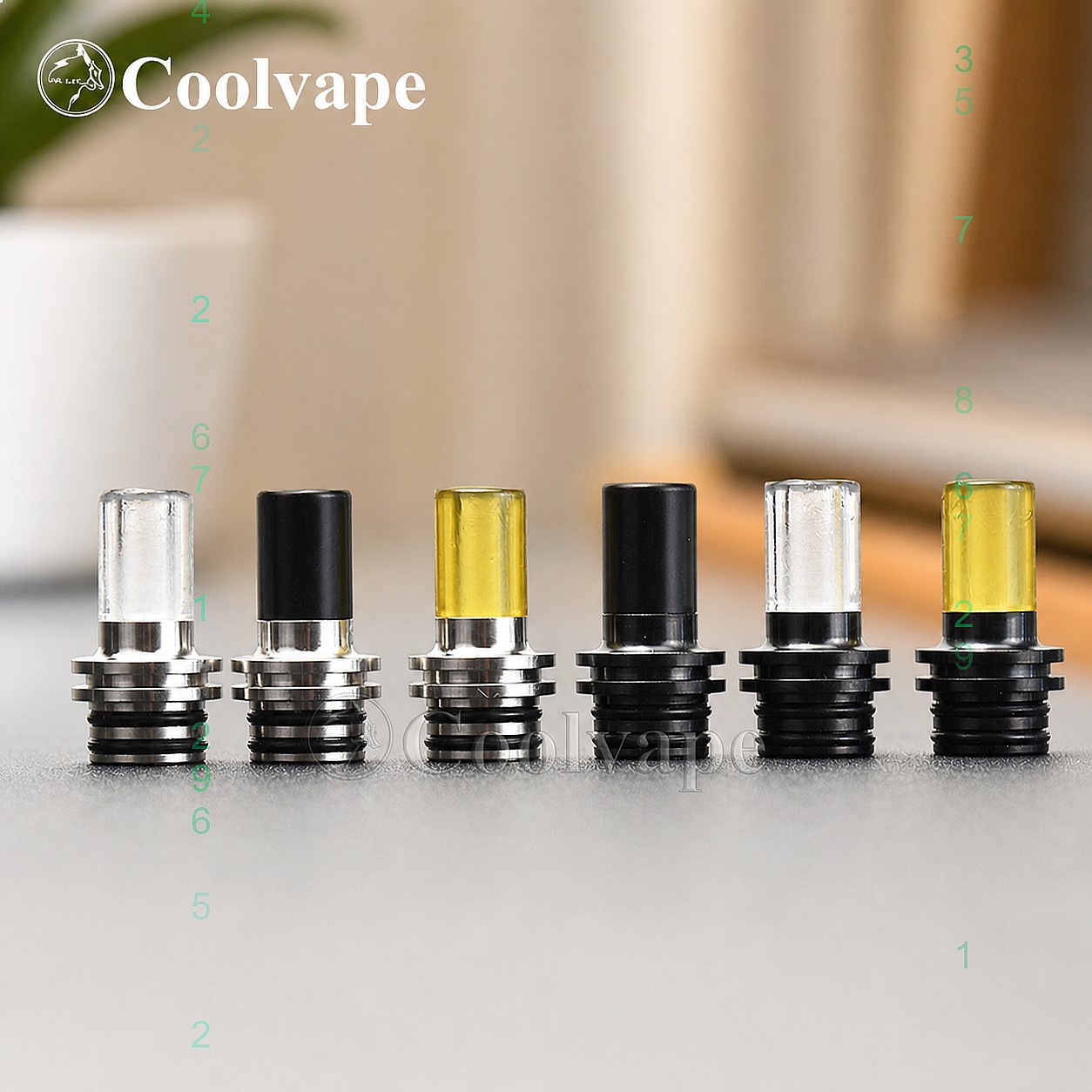 510 MTL ドリップチップ耐熱マウスピース ベイプ RT - Vape Accessory のレビューと価格