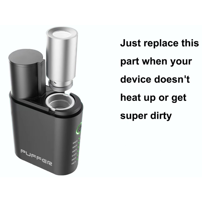 Edcvape-乾いた草のための電子タバコ,調整可能な温度, - Vape Battery 18650 のレビューと価格