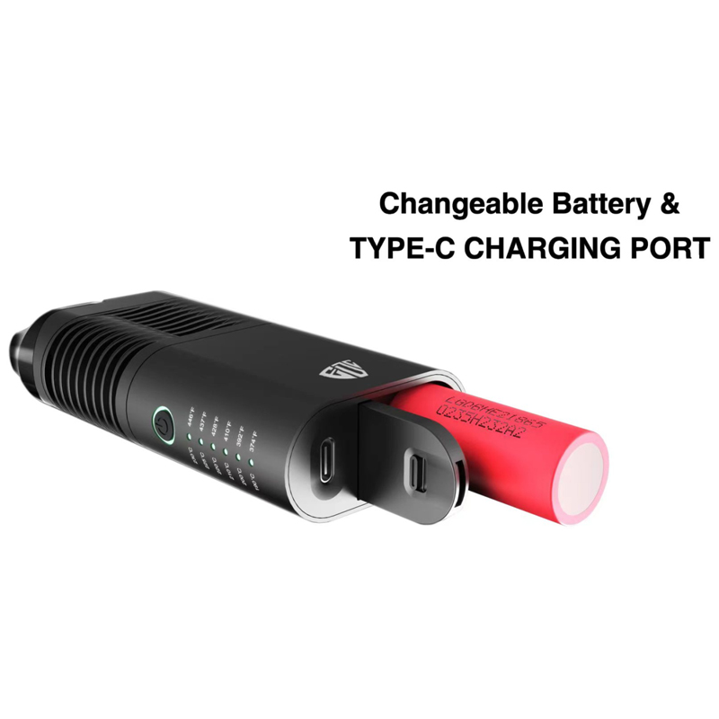 Edcvape-乾いた草のための電子タバコ,調整可能な温度, - Vape Battery 18650 のレビューと価格