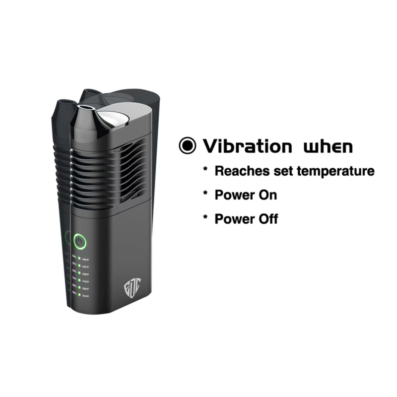 Edcvape-乾いた草のための電子タバコ,調整可能な温度, - Vape Battery 18650 のレビューと価格