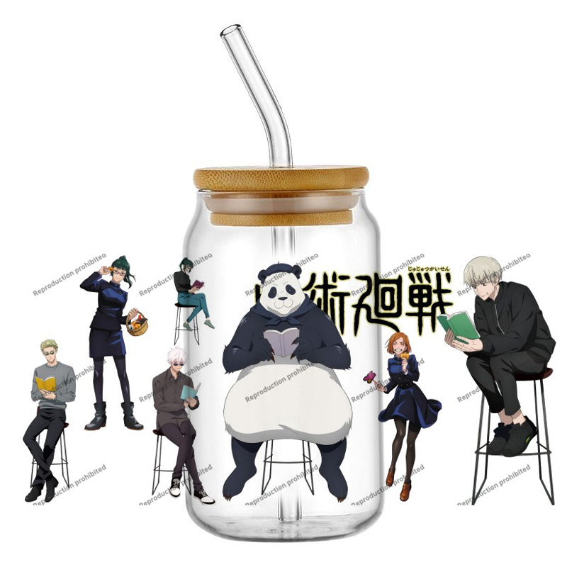 ホットセール30種類 呪術廻戦 人気アニメ 16オンス UV - Rdta Tank Glass のレビューと価格