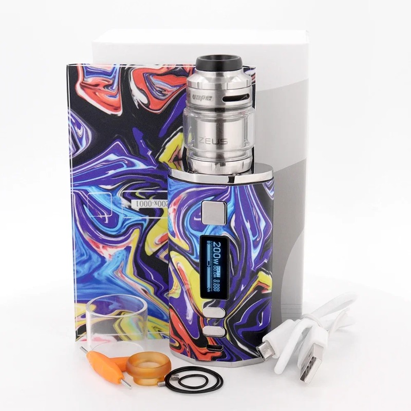 ゼウス X メッシュ RTA 電子タバコ Vape 200  - Vape Battery 18650 のレビューと価格