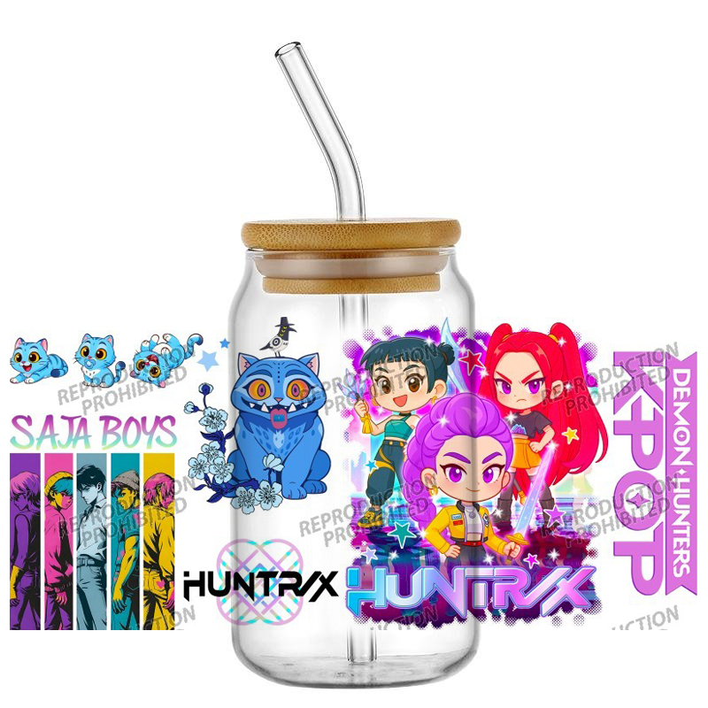 サジャボーイズ K-POPチーム UV DTF カップ転写ス - Rdta Tank Glass のレビューと価格