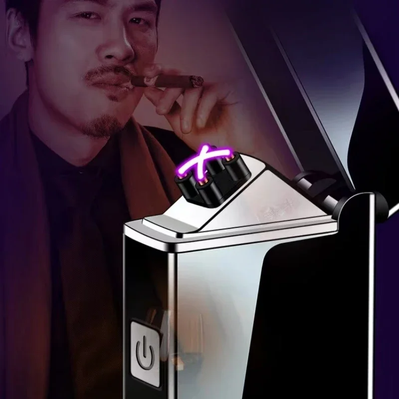 防風電子タバコライター,デュアルアークパルス,USB充電,ア - Vape Accessory のレビューと価格