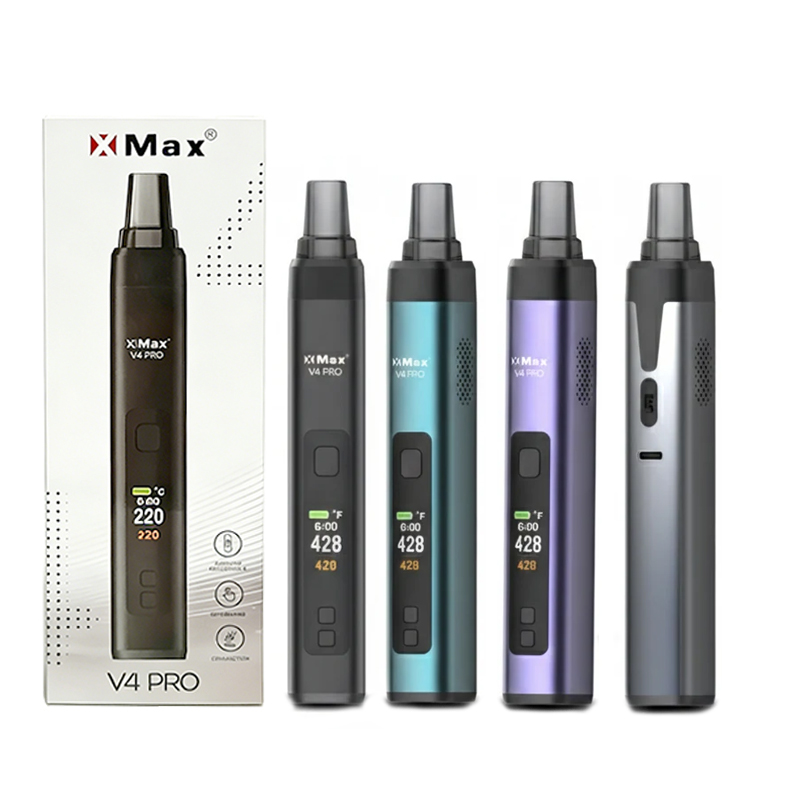 新着 XMax V4 プロドライハーブ気化器キット対流加熱電 - Vape Battery 18650 のレビューと価格